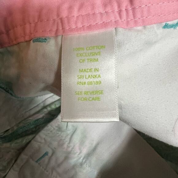 Lilly Pulitzer Rare Callahan Shorts in Chomp Chomp alligator Sz 6 - Picture 5 of 7